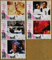 h839 SON OF THE PINK PANTHER 5 English movie lobby cards '93 Benigni