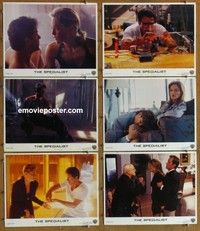 h995 SPECIALIST 6 movie lobby cards '94 Sylvester Stallone, Stone