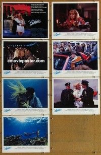 j187 SPLASH 7 movie lobby cards '84 Tom Hanks, mermaid Daryl Hannah!