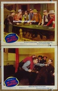 h346 THAT TEXAS JAMBOREE 2 movie lobby cards '46 Big Boy Williams