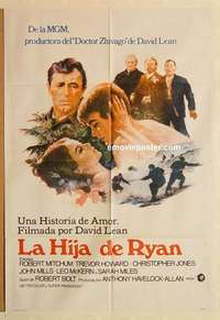 k702 RYAN'S DAUGHTER Argentinean movie poster '70 Robert Mitchum