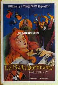 k709 SLEEPING BEAUTY Argentinean movie poster R70 Disney classic!