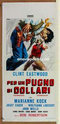 m283 FISTFUL OF DOLLARS Italian locandina movie poster '64 Eastwood