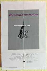 e163 LADY SINGS THE BLUES one-sheet movie poster '72 Diana Ross, Holiday