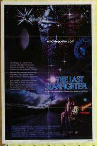 e152 LAST STARFIGHTER one-sheet movie poster '84 Lance Guest, sci-fi