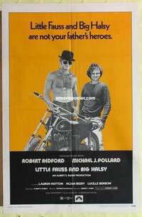 e123 LITTLE FAUSS & BIG HALSY one-sheet movie poster '70 Robert Redford