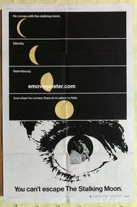 d368 STALKING MOON style A one-sheet movie poster '68 Gregory Peck