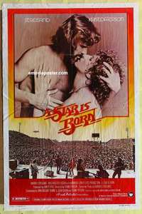 d367 STAR IS BORN one-sheet movie poster '77 Kristofferson, Streisand