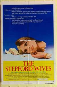 d354 STEPFORD WIVES one-sheet movie poster '75 Katharine Ross