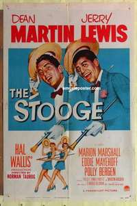 d350 STOOGE one-sheet movie poster '52 Dean Martin & Jerry Lewis!