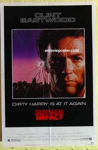 d329 SUDDEN IMPACT one-sheet movie poster '83 Clint Eastwood, Dirty Harry