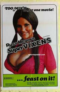 d313 SUPER VIXENS one-sheet movie poster '75 Russ Meyer, Uschi Digard