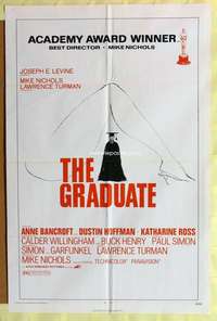 b360 GRADUATE one-sheet movie poster R72 Dustin Hoffman, Anne Bancroft