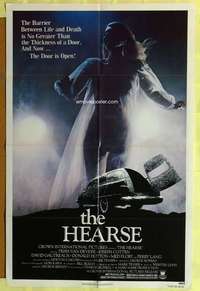 b392 HEARSE one-sheet movie poster '80 Trish Van Devere, horror!