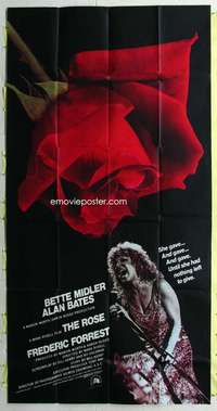 e501 ROSE int'l three-sheet movie poster '79 Bette Midler as Janis Joplin!