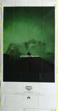 e504 ROSEMARY'S BABY three-sheet movie poster '68 Polanski, Mia Farrow