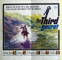 e116 THIRD SECRET six-sheet movie poster '64 Stephen Boyd, Attenborough