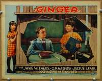 f500 GINGER movie lobby card '35 Jane Withers, Jackie Searl