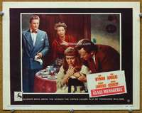 f503 GLASS MENAGERIE movie lobby card #6 '50 Jane Wyman, Kirk Douglas