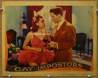 f507 GOLD DIGGERS IN PARIS #3 movie lobby card '38 Rudy Vallee, Lane