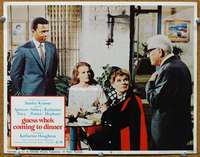 f529 GUESS WHO'S COMING TO DINNER movie lobby card #1 '67 top 4 stars!