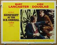 f532 GUNFIGHT AT THE OK CORRAL movie lobby card #6 '57 Burt Lancaster