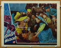 f536 GYPSY WILDCAT movie lobby card '44 Maria Montez, Jon Hall