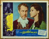 f540 HAUNTED PALACE movie lobby card #2 '63 Vincent Price, Debra Paget