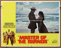 f542 HAWAIIANS movie lobby card #7 '70 Heston, Master of the Islands!