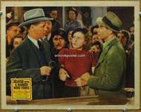 f546 HEAVEN WITH A BARBED WIRE FENCE movie lobby card '39 Jean Rogers