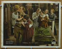 f557 HOSTAGE movie lobby card '17 Wallace Reid kisses girl!