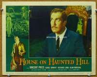 f560 HOUSE ON HAUNTED HILL movie lobby card #5 '59 best Vincent Price