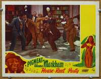 f561 HOUSE-RENT PARTY movie lobby card '46 Pigmeat Markham food fight!