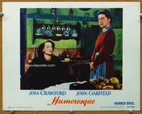 f566 HUMORESQUE movie lobby card #6 '46 Joan Crawford, Jean Negulesco