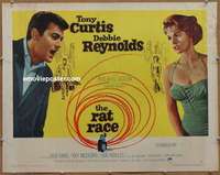 j360 RAT RACE half-sheet movie poster '60 Debbie Reynolds, Tony Curtis