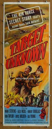 j910 TARGET UNKNOWN insert movie poster '51 United States Air Force!