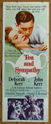 j911 TEA & SYMPATHY insert movie poster '56 most classic tagline!