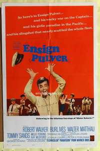 k766 ENSIGN PULVER one-sheet movie poster '64 Robert Walker, Burl Ives