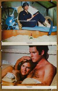 q819 11 HARROWHOUSE 2 deluxe color 11x14 movie stills '73 Candice Bergen