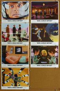 q393 2001 A SPACE ODYSSEY 7 movie lobby cards R72 Stanley Kubrick