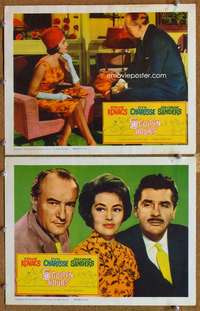 q822 5 GOLDEN HOURS 2 movie lobby cards '61 Ernie Kovacs, Cyd Charisse