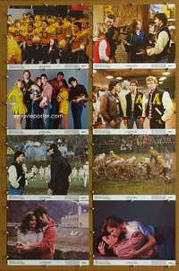 q090 ALL THE RIGHT MOVES 8 deluxe color 11x14 movie stills '83Cruise,football