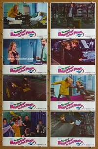 q098 BAREFOOT IN THE PARK 8 movie lobby cards '67 Redford, Jane Fonda