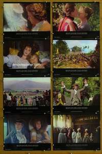 q099 BARRY LYNDON 8 movie lobby cards '75 Stanley Kubrick, Ryan O'Neal