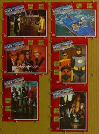 q459 BATMAN 6 Spanish movie lobby cards R89 Adam West, Burt Ward