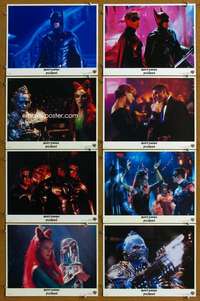 q100 BATMAN & ROBIN 8 Spanish/U.S. movie lobby cards '97 Clooney, O'Donnell