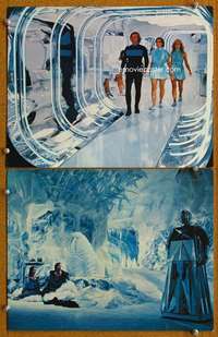 q923 LOGAN'S RUN 2 deluxe color 11x14 movie stills '76 Michael York, Agutter