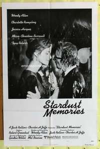 h145 STARDUST MEMORIES style C one-sheet movie poster '80 Woody Allen, Rampling