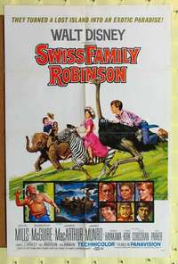 h126 SWISS FAMILY ROBINSON one-sheet movie poster R69 Mitchell