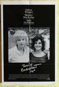 h114 TERMS OF ENDEARMENT one-sheet movie poster '83 MacLaine, Debra Winger